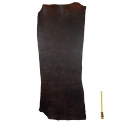 Collet Vachette ép. 3,5 mm tannage végétal Marron foncé