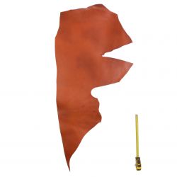 Collet Vachette ép. 3,6 mm tannage végétal Marron