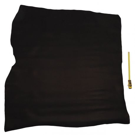 Croupon entier cuir Vachette Marron Noir