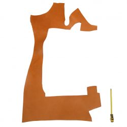 Grande chute Vachette tannage végétal ép. 3mm marron