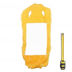 Peau de Raie Galuchat Jaune - chute entière