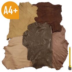 1 m² morceaux de cuir d'Agneau coloris classiques