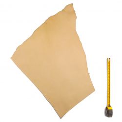 Collet Vachette ép. 2 mm tannage végétal Naturel