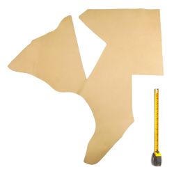 Collet Vachette ép. 2 mm tannage végétal Naturel