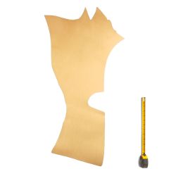 Collet Vachette ép. 2 mm tannage végétal Naturel