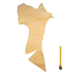 Collet Vachette ép. 2 mm tannage végétal Naturel