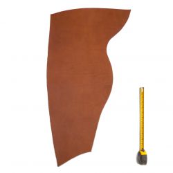 Cuir épais Vachette 3,6mm Tannage Végétal Marron