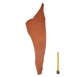 Cuir épais Vachette 3,6mm Tannage Végétal Marron