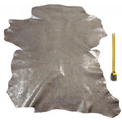 Peau entière de Chèvre Gris argenté