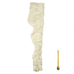 Peau de chèvre à poils longs Blanc