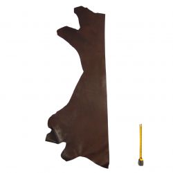 Tanneries HAAS - Peau de Veau Marron Chocolat ép. 2 mm