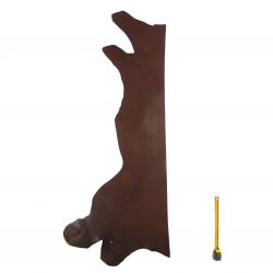 Tanneries HAAS - Peau de Veau Marron Chocolat ép. 2 mm