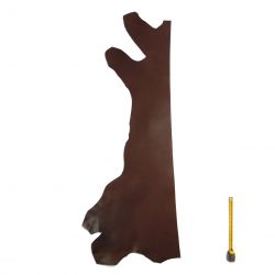 Tanneries HAAS - Peau de Veau Marron Chocolat ép. 2 mm