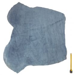 Peau entière de cuir Veau velours Bleu Tanneries Mastrotto