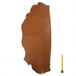 Collet Vachette ép. 3,5 mm tannage végétal marron Cognac
