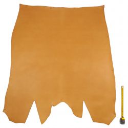 Croupon entier ép. 2 mm Vachette Tannage végétal Marron clair