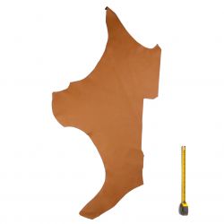 Cuir Veau lisse Marron Tanneries POMARI