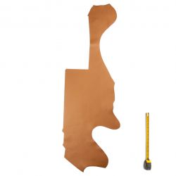 Cuir Veau lisse Marron Tanneries POMARI
