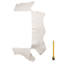 Cuir Veau grainé Tanneries REMI CARRIAT Blanc ép. 2,2mm