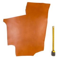 Cuir tannage végéta Vachette ép. 2 mm Marron