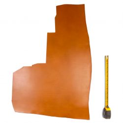 Cuir tannage végétal Vachette ép. 2 mm Marron