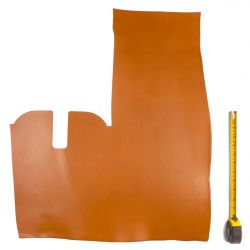 Cuir tannage végétal Vachette ép. 2 mm Marron