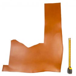 Cuir tannage végétal Vachette ép. 2 mm Marron