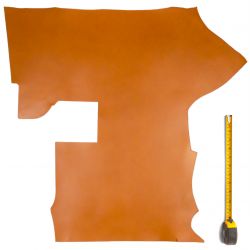 Cuir tannage végétal Vachette ép. 2 mm Marron
