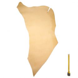 Collet Vachette ép. 2 mm tannage végétal Naturel