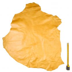 Peau entière de Chèvre Marron finition viellie