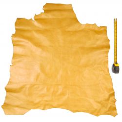 Peau entière de Chèvre Marron finition viellie