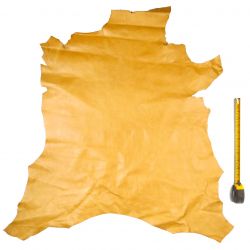 Peau entière de Chèvre Marron finition viellie
