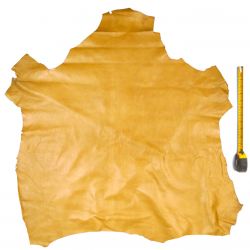 Peau entière de Chèvre Marron finition viellie