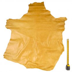 Peau entière de Chèvre Marron finition viellie