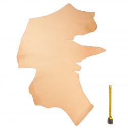 Collet Vachette ép. 2 mm tannage végétal Naturel