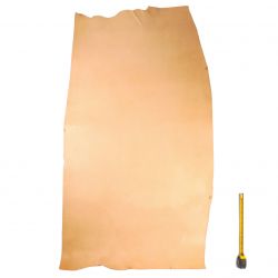Collet entier Vachette ép. 3 mm tannage végétal Naturel