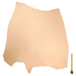 Peau Vachette tannage végétal ép. 3 mm Naturel