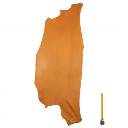 Collet Vachette ép. 2,6mm tannage végétal marron Tan