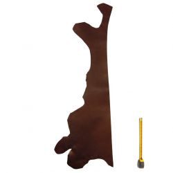 Peau de Veau Marron Chocolat ép. 2 mm -Tanneries HAAS