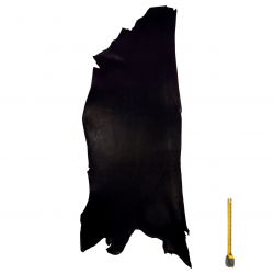 Collet Vachette ép. 2,8mm tannage végétal Noir