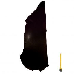Collet Vachette ép. 3mm tannage végétal Noir