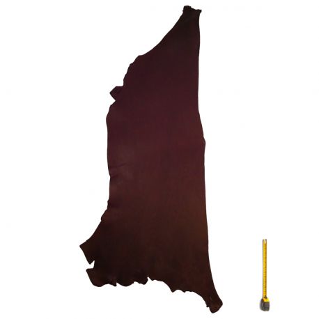 Collet Vachette ép. 3mm tannage végétal marron foncé
