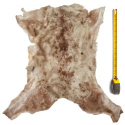 Peau entière de Mouton à poils Marron