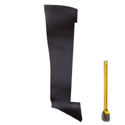 Cuir tannage végétal Vachette ép. 2 mm Marron foncé