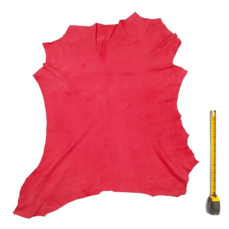 Peau entière Agneau Rouge finition Velours