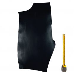 Cuir tannage végétal Vachette ép. 2 mm Noir