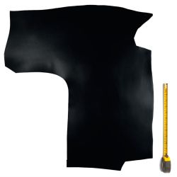 Cuir tannage végétal Vachette ép. 2 mm Noir