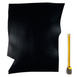 Cuir tannage végétal Vachette ép. 2 mm Noir