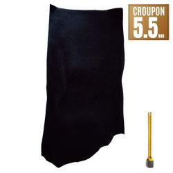 Croupon Harness épais 5,5 mm cuir Vachette Noir