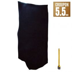 Croupon Harness épais 5,5 mm cuir Vachette Noir